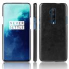 For OnePlus 7T Pro Shockproof Litchi Texture PC + PU Case(Black) - 1