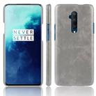 For OnePlus 7T Pro Shockproof Litchi Texture PC + PU Case(Gray) - 1