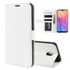 For Xiaomi Redmi 8A R64 Texture Single Fold Horizontal Flip Leather Case with Holder & Card Slots & Wallet(White) - 1