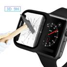 ENKAY Hat-prince Full Coverage PC Case + Tempered Glass Protector for Apple Watch Series 5 / 4 44mm(Black) - 1