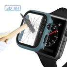 ENKAY Hat-prince Full Coverage PC Case + Tempered Glass Protector for Apple Watch Series 5 / 4 44mm(Green) - 1