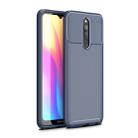 For Xiaomi Redmi 8A Carbon Fiber Texture Shockproof TPU Case(Blue) - 1