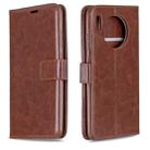 For Huawei Mate 30 Crazy Horse Texture Horizontal Flip Leather Case with Holder & Card Slots & Wallet & Photo Frame(Brown) - 1