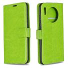 For Huawei Mate 30 Crazy Horse Texture Horizontal Flip Leather Case with Holder & Card Slots & Wallet & Photo Frame(Green) - 1