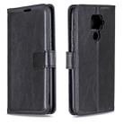 For Huawei Mate 30 Lite Crazy Horse Texture Horizontal Flip Leather Case with Holder & Card Slots & Wallet & Photo Frame(Black) - 1