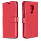 For Huawei Mate 30 Lite Crazy Horse Texture Horizontal Flip Leather Case with Holder & Card Slots & Wallet & Photo Frame(Red) - 1