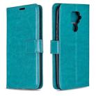 For Huawei Mate 30 Lite Crazy Horse Texture Horizontal Flip Leather Case with Holder & Card Slots & Wallet & Photo Frame(Blue) - 1