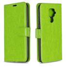 For Huawei Mate 30 Lite Crazy Horse Texture Horizontal Flip Leather Case with Holder & Card Slots & Wallet & Photo Frame(Green) - 1