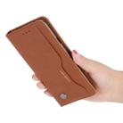 For OnePlus 7T  Pro Knead Skin Texture Horizontal Flip Leather Case with Photo Frame & Holder & Card Slots & Wallet(Brown) - 7