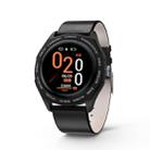 V18 1.22 inch IPS Color Screen Smart Watch,Support Call Reminder /Heart Rate Monitoring/Blood Pressure Monitoring/Sedentary Reminder(Black) - 1