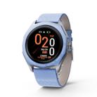 V18 1.22 inch IPS Color Screen Smart Watch,Support Call Reminder /Heart Rate Monitoring/Blood Pressure Monitoring/Sedentary Reminder(Blue) - 1