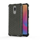 For Redmi 8 Shockproof Honeycomb PC + TPU Case(Grey) - 1