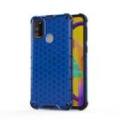 For Galaxy M30s Shockproof Honeycomb PC + TPU Case(Blue) - 1