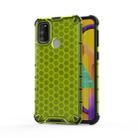 For Galaxy M30s Shockproof Honeycomb PC + TPU Case(Green) - 1