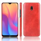 For Xiaomi Redmi 8A Shockproof Litchi Texture PC + PU Case(Red) - 1