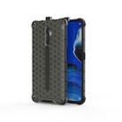 For Oppo Reno2 Z Shockproof Honeycomb PC + TPU Case(Grey) - 1