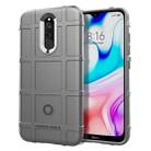 For Xiaomi Redmi 8A Full Coverage Shockproof TPU Case(Grey) - 1
