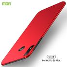 For MOTO E6 Plus MOFI Frosted PC Ultra-thin Hard Case(Red) - 1