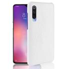 For Xiaomi Mi 9 Pro Shockproof Crocodile Texture PC + PU Case(White) - 1