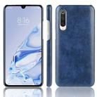 For Xiaomi Mi 9 Pro Shockproof Litchi Texture PC + PU Case(Blue) - 1