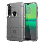 For Moto G8 Play Full Coverage Shockproof TPU Case(Grey) - 1