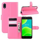 For Wiko Sunny 4 / Y50 Litchi Texture Horizontal Flip Leather Case with Wallet & Holder & Card Slots(Rose red) - 1