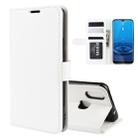 For LEAGOO M13 R64 Texture Single Fold Horizontal Flip Leather Case with Holder & Card Slots & Wallet(White) - 1