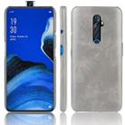 For Oppo Reno2 Z/2F Shockproof Litchi Texture PC + PU Case(Gray) - 1