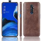 For Oppo Reno2 Z/2F Shockproof Litchi Texture PC + PU Case(Brown) - 1