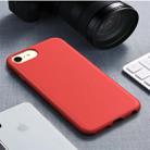 For iPhone6 & 6s Starry Series Shockproof Straw Material + TPU Protective Case(Red) - 1