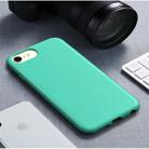 For iPhone7 & 8 Starry Series Shockproof Straw Material + TPU Protective Case(Green) - 1