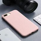 For iPhone 6 Plus & 6s Plus Starry Series Shockproof Straw Material + TPU Protective Case(Pink) - 1