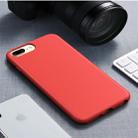 For iPhone 6 Plus & 6s Plus Starry Series Shockproof Straw Material + TPU Protective Case(Red) - 1