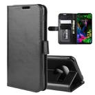 For LG G8S ThinQ   R64 Texture Single Fold Horizontal Flip Leather Case with Holder & Card Slots & Wallet(Black) - 1