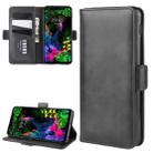 For LG G8S ThinQ   Wallet Stand Leather Cell Phone Case with Wallet & Holder & Card Slots(Black) - 1