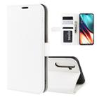 For Oppo K5   R64 Texture Single Fold Horizontal Flip Leather Case with Holder & Card Slots & Wallet(White) - 1