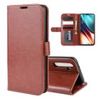 For Oppo K5   R64 Texture Single Fold Horizontal Flip Leather Case with Holder & Card Slots & Wallet(Brown) - 1