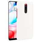 For Xiaomi Redmi 8 Shockproof Crocodile Texture PC + PU Case(White) - 1