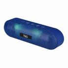 T&G TG148 Portable Stereo Audio Super Bass LED Lantern Pill Wireless Bluetooth Speaker(Blue) - 1