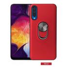 For Galaxy A90 5G， 360 Rotary Multifunctional Stent PC+TPU Case with Magnetic Invisible Holder(Red) - 1