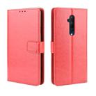 For OnePlus 7T Pro  Retro Crazy Horse Texture Horizontal Flip Leather Case with Holder & Card Slots & Photo Frame(Red) - 1