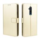 For OnePlus 7T Pro  Retro Crazy Horse Texture Horizontal Flip Leather Case with Holder & Card Slots & Photo Frame(Gold) - 1