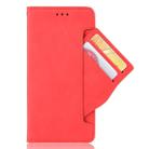 For OnePlus 7T Pro Wallet Style Skin Feel Calf Pattern Leather Case with Separate Card Slot(Red) - 2