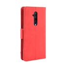 For OnePlus 7T Pro Wallet Style Skin Feel Calf Pattern Leather Case with Separate Card Slot(Red) - 4