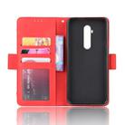For OnePlus 7T Pro Wallet Style Skin Feel Calf Pattern Leather Case with Separate Card Slot(Red) - 5