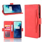 For OnePlus 7T Pro Wallet Style Skin Feel Calf Pattern Leather Case with Separate Card Slot(Red) - 11