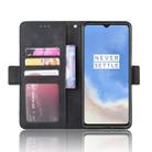 For OnePlus 7T Wallet Style Skin Feel Calf Pattern Leather Case with Separate Card Slot(Black) - 6
