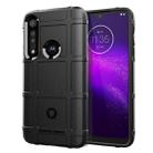 For Moto One Macro Full Coverage Shockproof TPU Case(Black) - 1