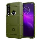 For Moto One Macro Full Coverage Shockproof TPU Case(Army Green) - 1