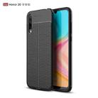 For Huawei Honor 20 Lite Litchi Texture TPU Shockproof Case(Black) - 1